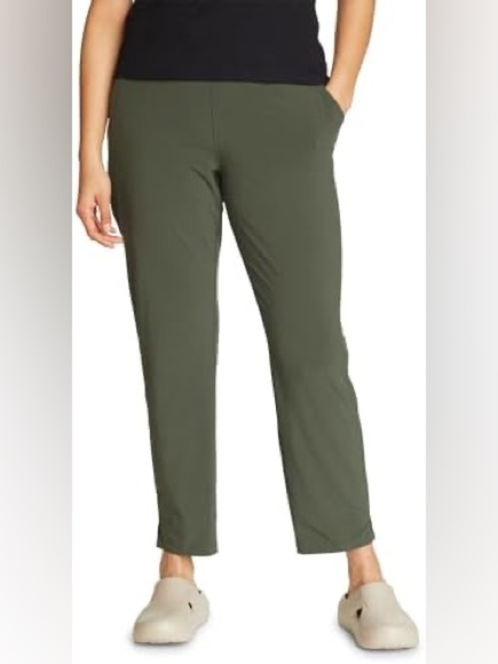 Eileen Fisher Straight Leg Pull On Pants